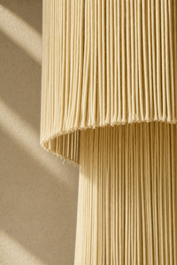 Abat-Jour Suspension en Macramé Bohème – Talia Lune