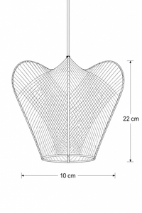 Abat-Jour Suspension en Bois Vintage – Kaia Lune