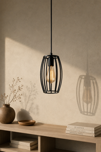 Abat-Jour Suspension en Métal Vintage – Luma Aube