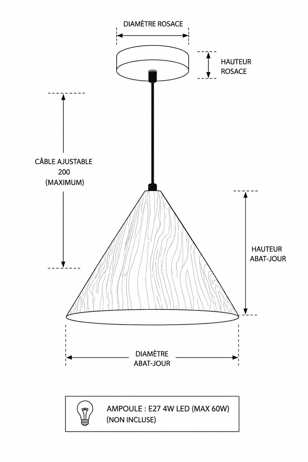 Abat-Jour Suspension Design – Talia Nova
