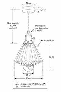 Abat-Jour Suspension Design Nordique – Mira Naby