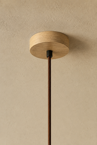 Abat-Jour Suspension en Travertin Wabi-Sabi – Yuna Terra