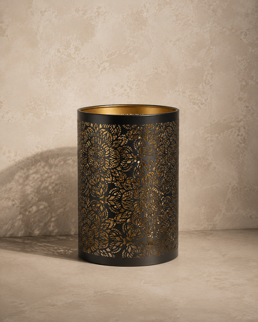 Abat-Jour Lampe de Chevet en Métal Vintage Cylindrique – Vela Aube