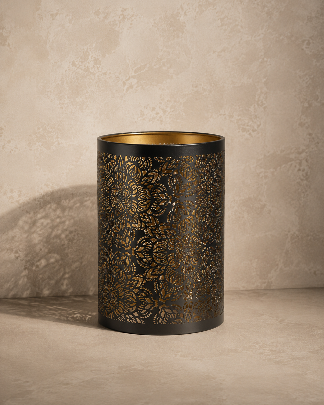 Abat-Jour Lampe de Chevet en Métal Vintage Cylindrique – Vela Aube