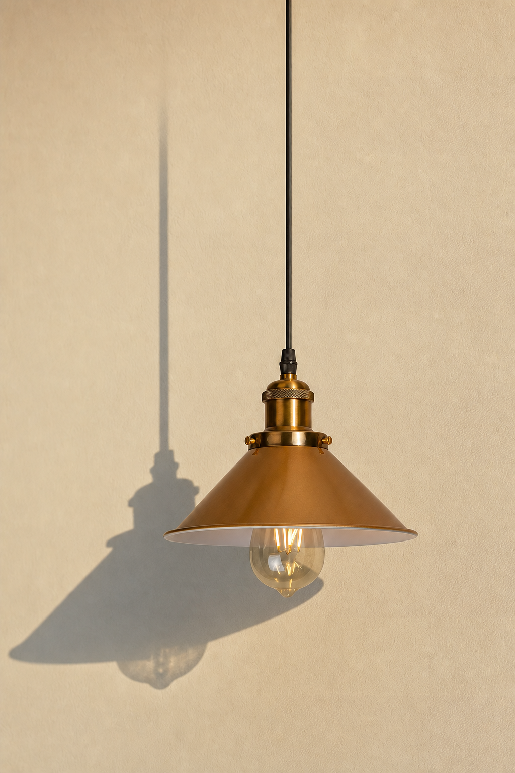 Abat-jour suspension Alya Halo au style industriel