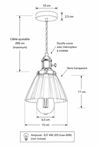 Abat-Jour Suspension Design Nordique – Mira Bel