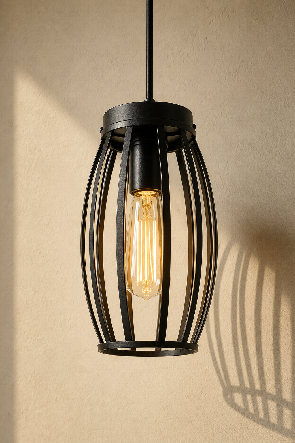 Abat-Jour Suspension en Métal Vintage – Luma Sable
