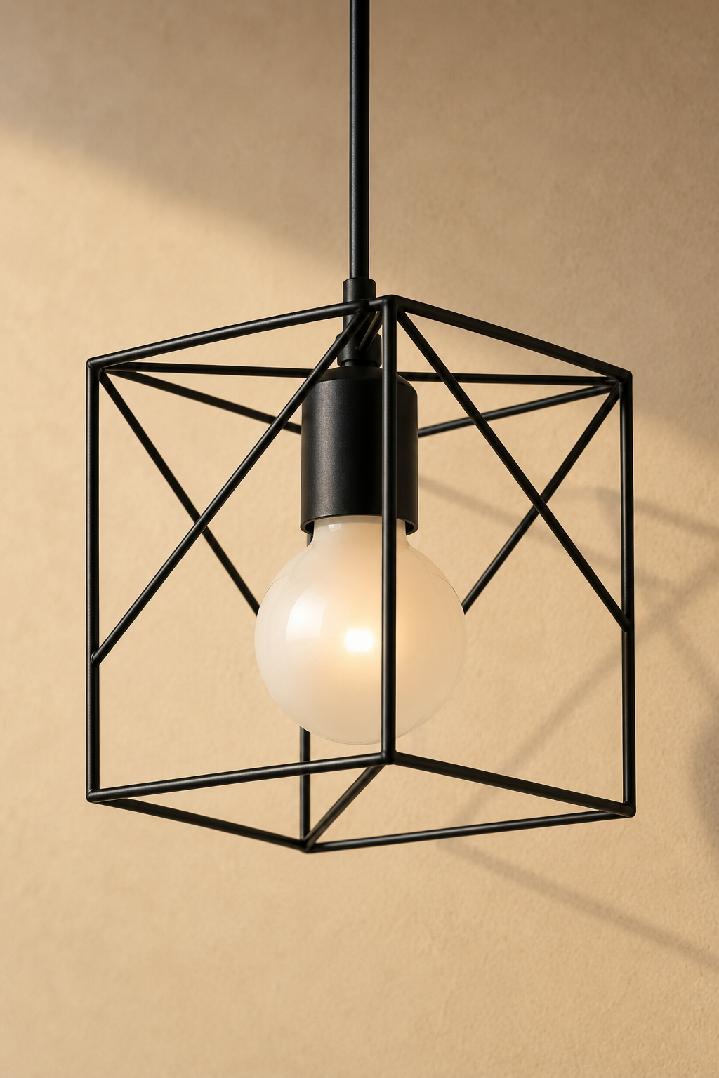 Abat-Jour Suspension en Métal Vintage – Luma Halo