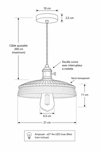 Abat-Jour Suspension Design Nordique – Elio Meda