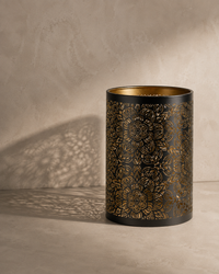 Abat-Jour Lampe de Chevet en Métal Vintage Cylindrique – Vela Aube