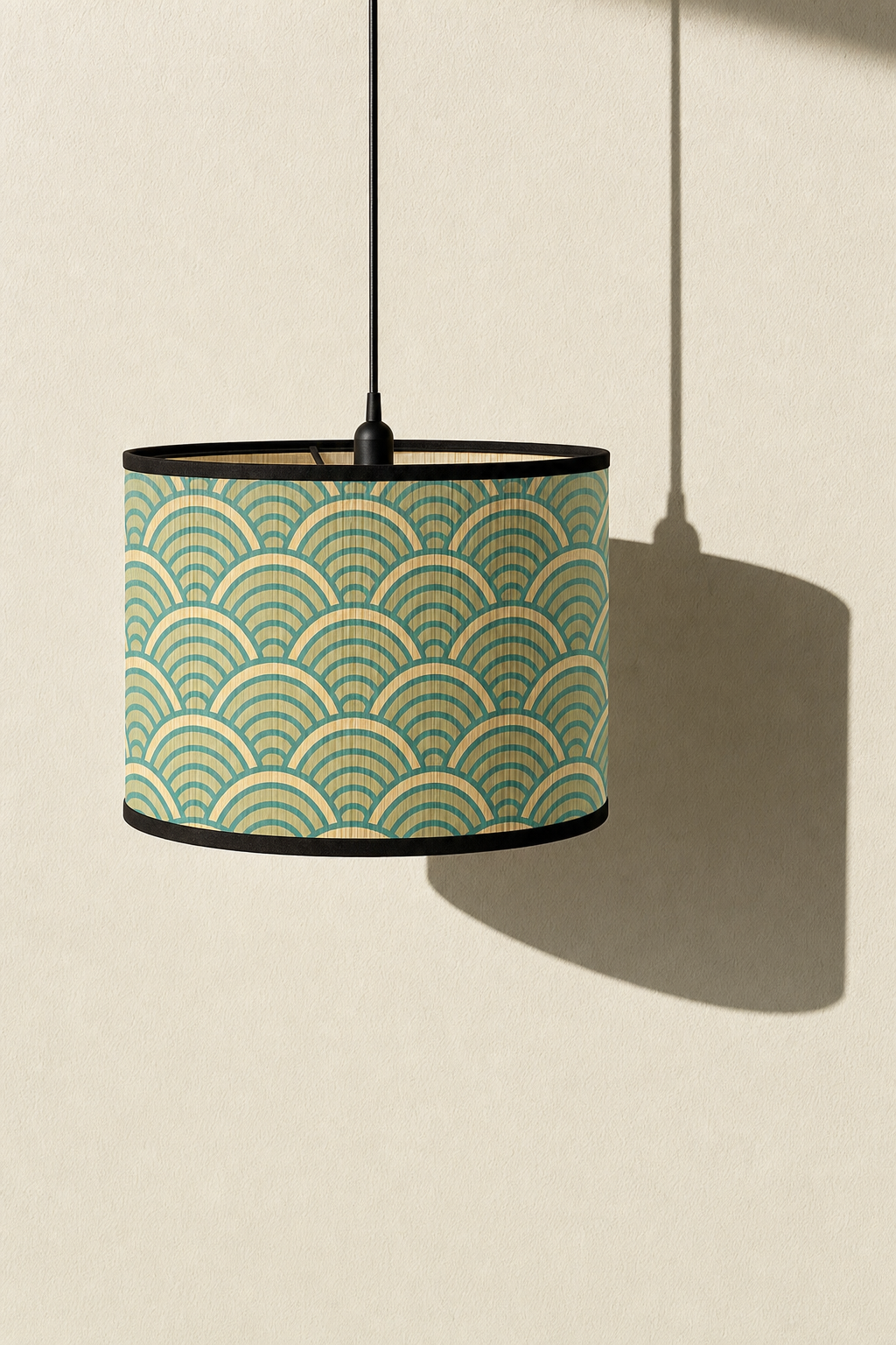 Abat-Jour Tambour en Bambou – Nara Halo