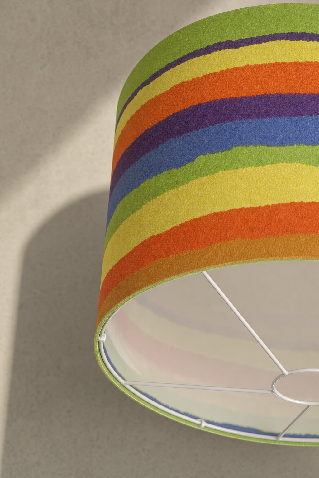 Abat-Jour Suspension Vintage Coloré – Eira Muse