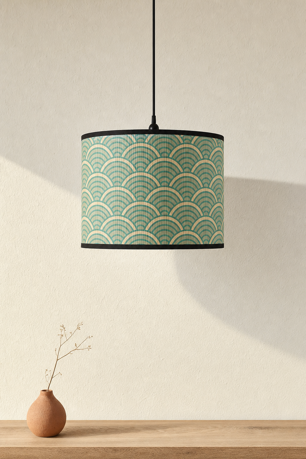Abat-Jour Tambour en Bambou – Nara Halo